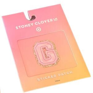 Stoney Clover Lane x Target Pink Sequin Letter G Sticker Patch